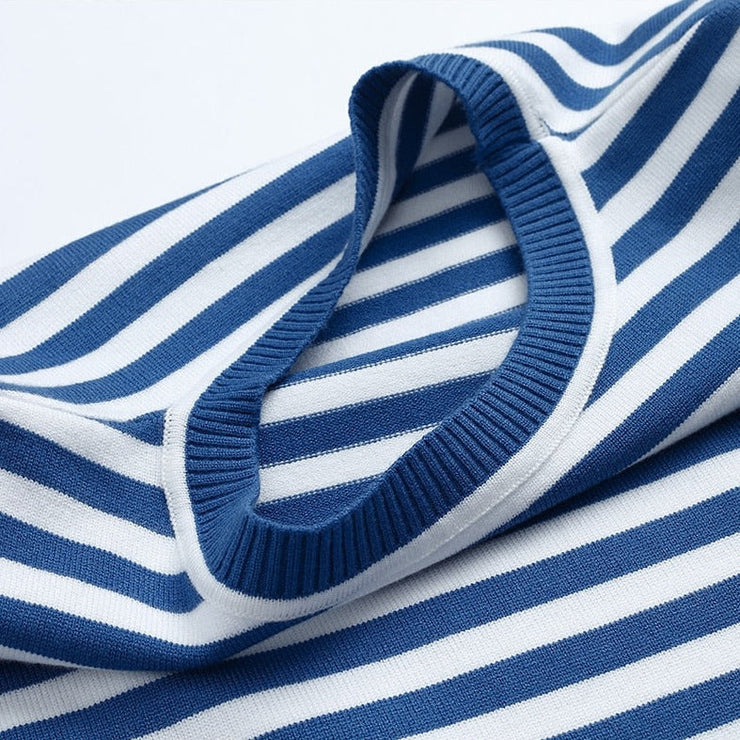 Glamour Garten | Gestreiftes T-Shirt Luxus Komfort Und Stil
