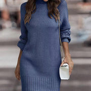 Glamour Garten | Langärmliges Damen Strickkleid