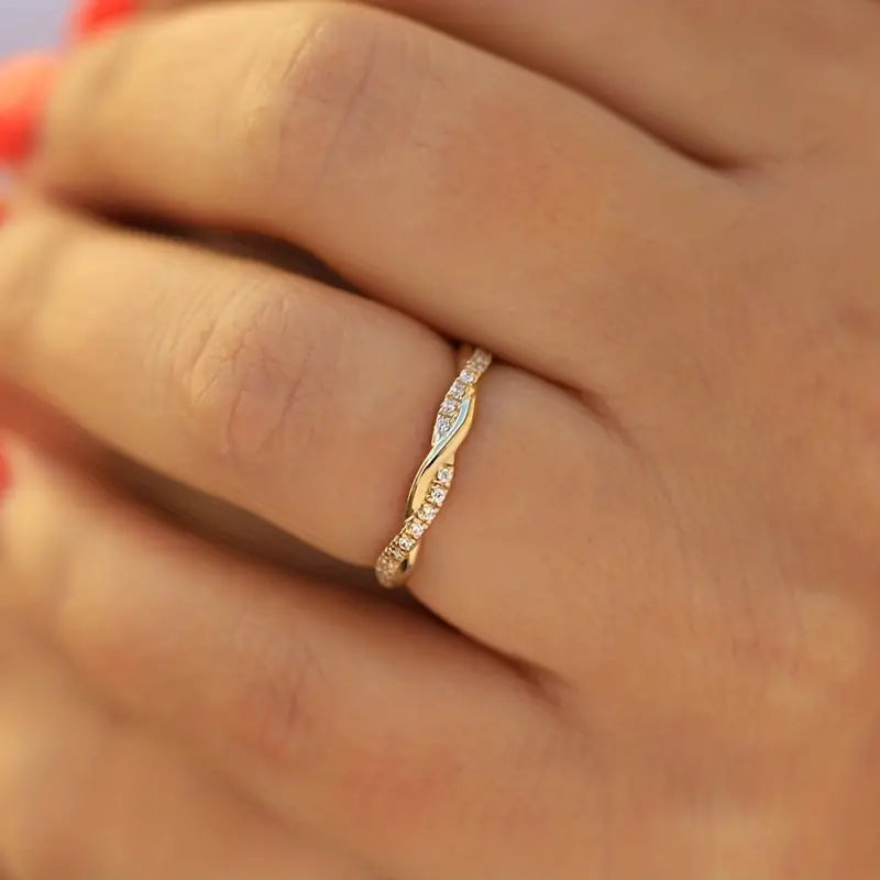 Glamour Garten™ | Geflochtener gedrehter Ring