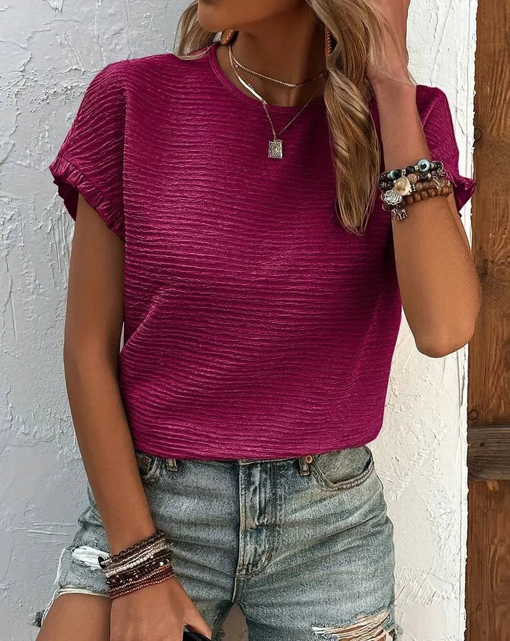 Glamour Garten | Stilvolles Sommer-T-Shirt Perfekt für Warme Tage
