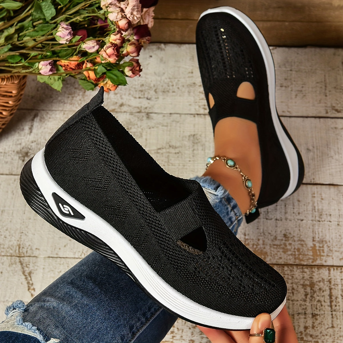 Orthopädische Slip-On-Schuhe für Damen