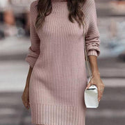 Glamour Garten | Langärmliges Damen Strickkleid