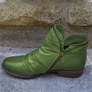 Glamour Garten | Elegante Lederstiefeletten