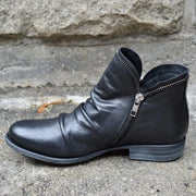 Glamour Garten | Elegante Lederstiefeletten