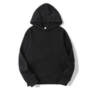 Glamour Garten | Unifarbener Kapuzenpullover Aus Baumwolle Für Frauen
