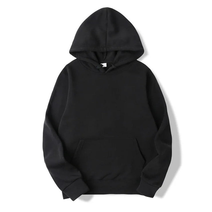 Glamour Garten | Unifarbener Kapuzenpullover Aus Baumwolle Für Frauen