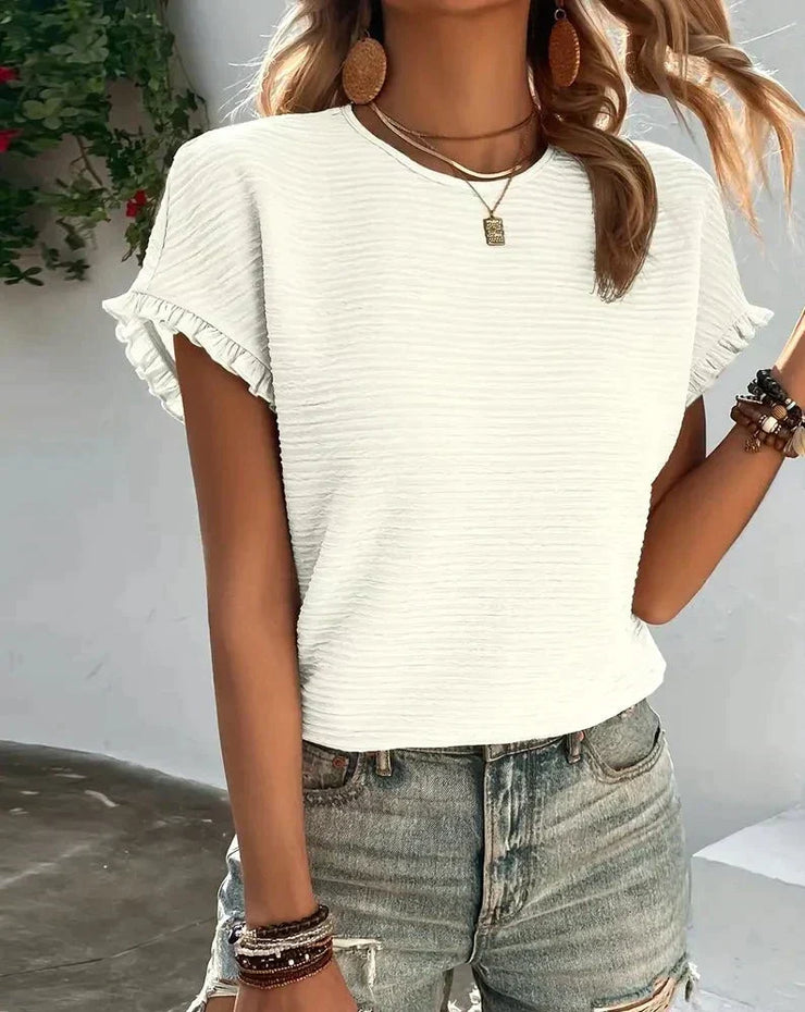 Glamour Garten | Stilvolles Sommer-T-Shirt Perfekt für Warme Tage