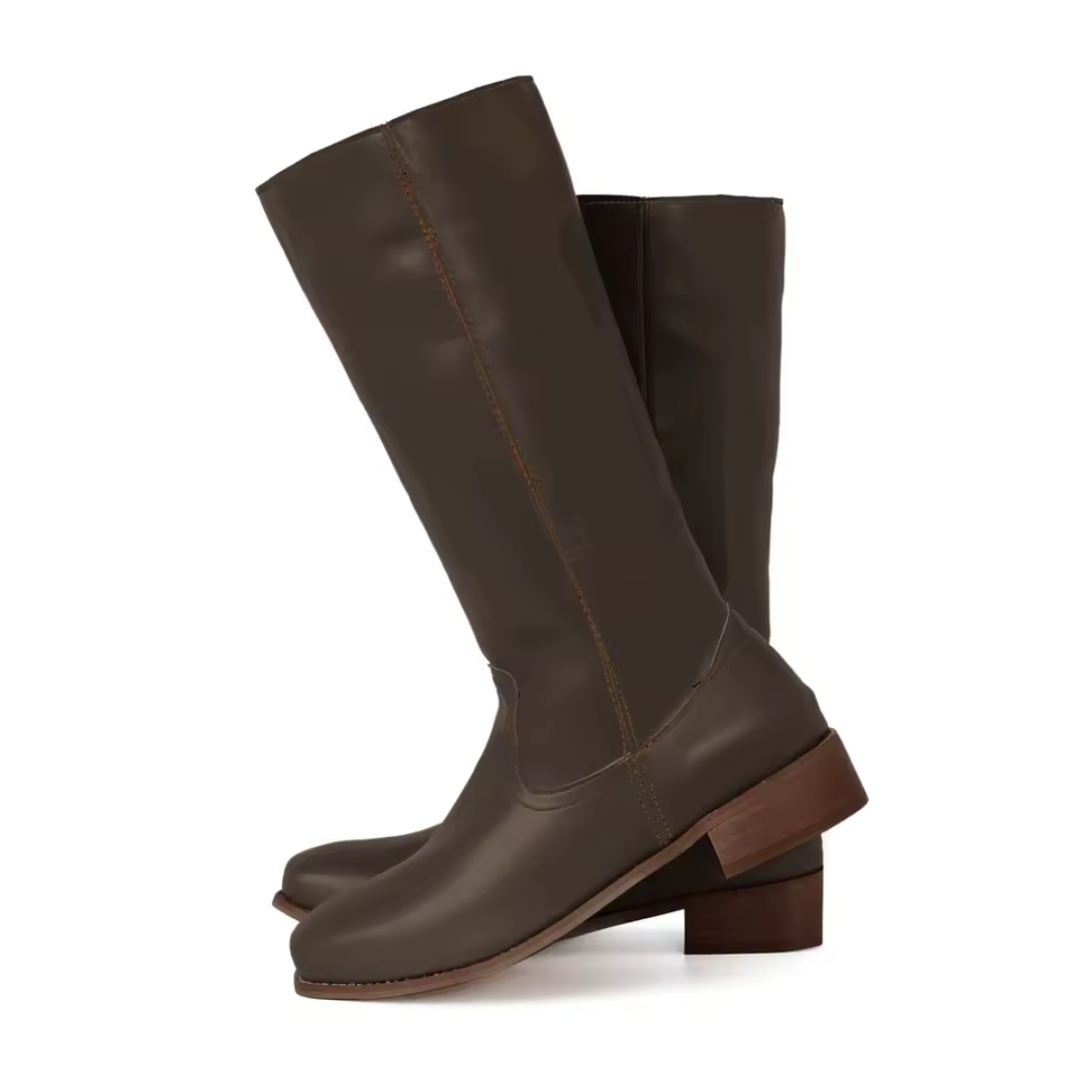 Glamour Garten™ | SIENNA Kniehohe Stiefel mit Rutschfester Sohle