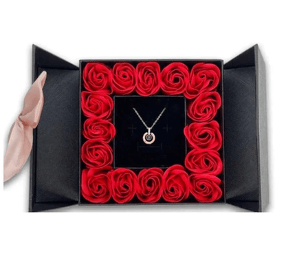 Glamour Garten™ Ich liebe dich Halskette in 100 Sprachen