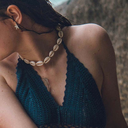 Glamour Garten™ | Muschel Halskette