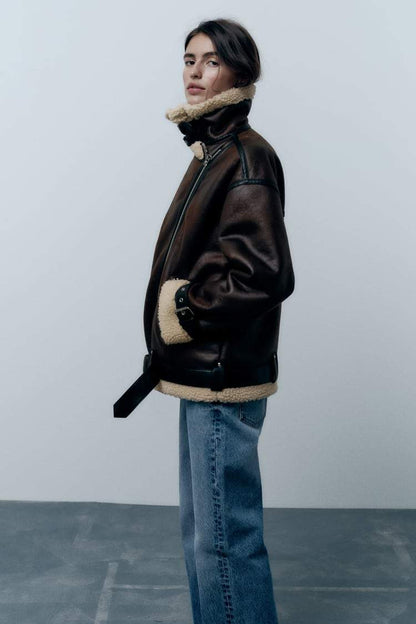 Glamour Garten™ | ÉLODIE Wasserabweisende Jacke mit Revers