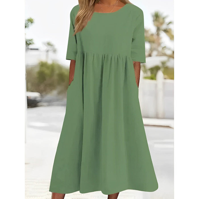 Bequemes Sommerkleid für Damen