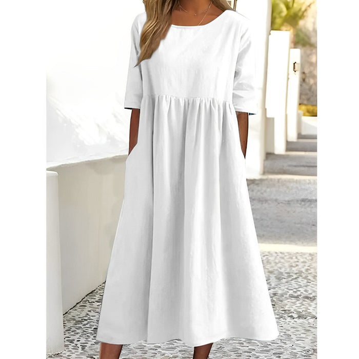 Bequemes Sommerkleid für Damen