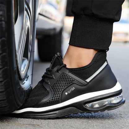 Orthopädische Arbeitsschuhe mit Stahlkappe für Damen