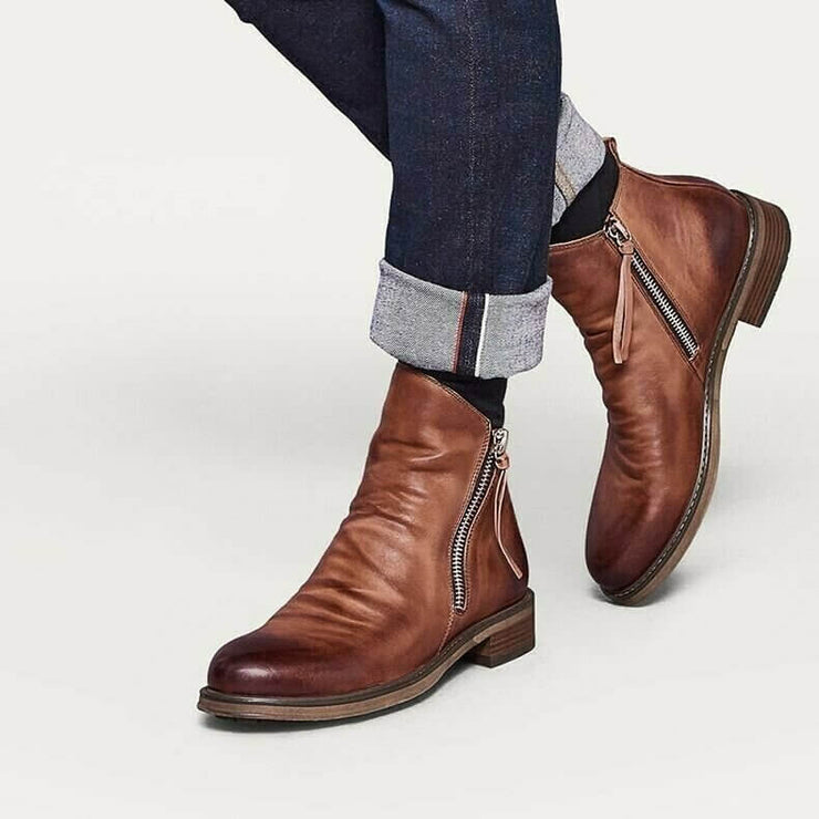 Glamour Garten | Lässige Lederstiefel für Herren