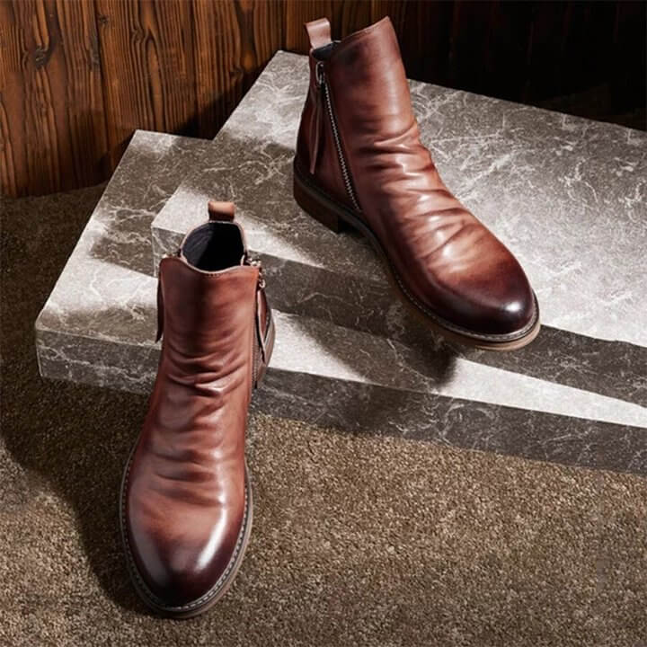 Glamour Garten | Lässige Lederstiefel für Herren