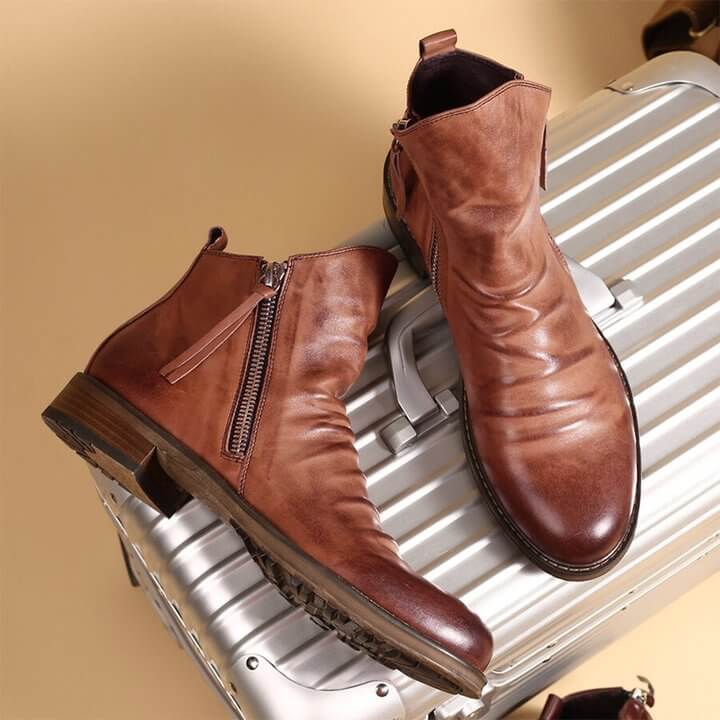 Glamour Garten | Lässige Lederstiefel für Herren