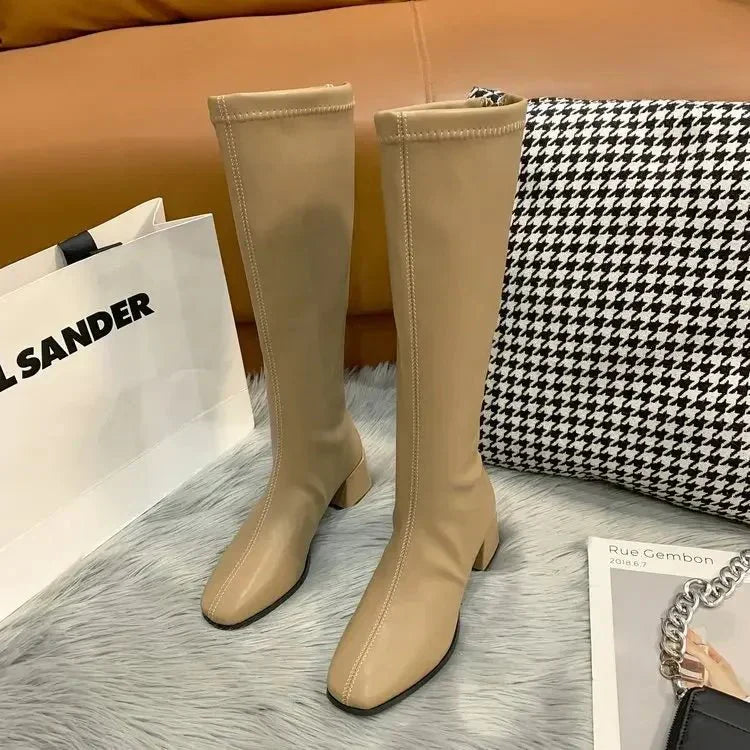 Glamour Garten™ | FABIENNE Kniehohe Stiefel mit Rutschfester Sohle